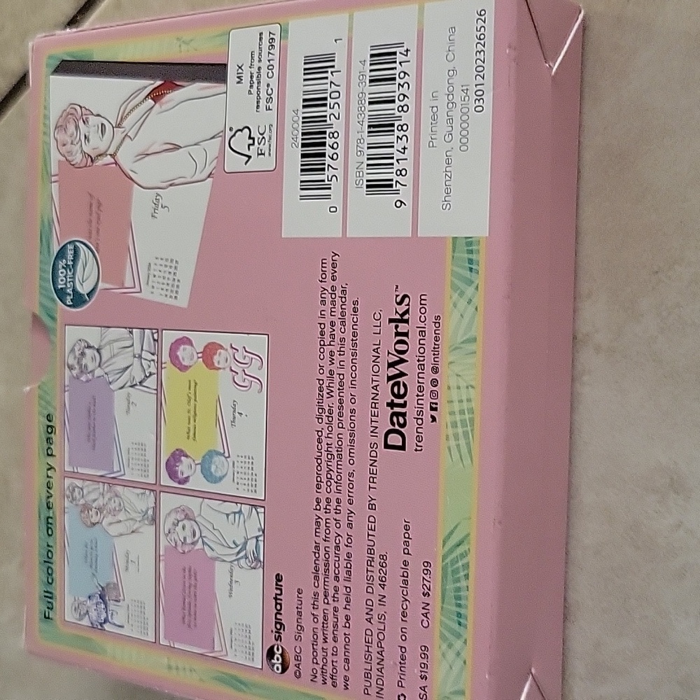 2024 Golden Girls Day At A Time Calender NWOT - Picture 2 of 3